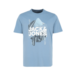 Jack & Jones Plus Tricou 'YORK' albastru deschis / alb / albastru închis imagine