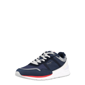 Pepe Jeans Sneaker low 'X20 BASIC HALF' albastru / argintiu / alb imagine