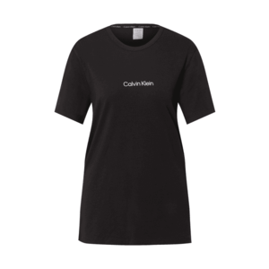 Calvin Klein Underwear Bluză de noapte negru / alb imagine