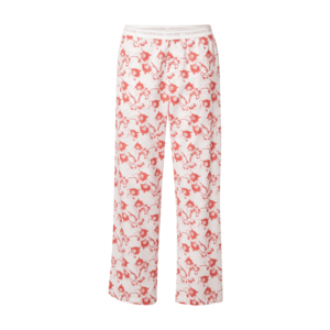 Calvin Klein Underwear Pantaloni de pijama 'CK One' alb / gri deschis / roșu rodie imagine