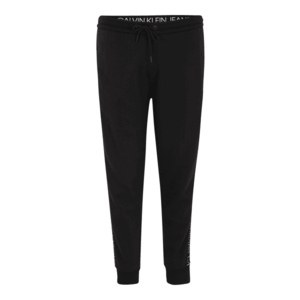 Calvin Klein Jeans Plus Pantaloni negru / alb imagine