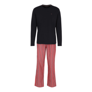 Tommy Hilfiger Underwear Pijama lungă roșu pastel / alb / bleumarin imagine