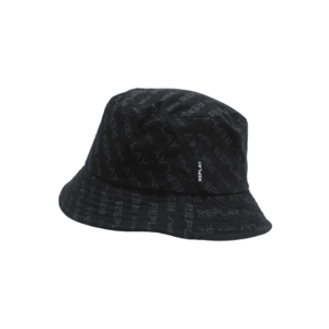 REPLAY Șapcă negru / gri închis imagine