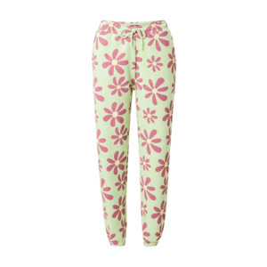 Daisy Street Pantaloni 'MEGAN' verde pastel / roz / galben imagine