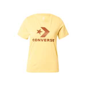 CONVERSE Tricou galben / ocru imagine