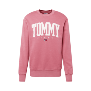 Tommy Jeans Bluză de molton alb / rosé / roșu / albastru închis imagine