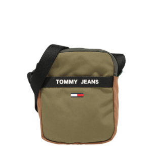 Tommy Jeans Geantă de umăr kaki / verde închis / maro caramel / negru / alb imagine
