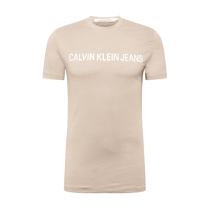 Calvin Klein Jeans Tricou grej / alb imagine