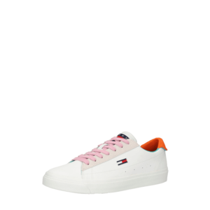 Tommy Jeans Sneaker low alb / portocaliu / roșu / bleumarin / culoarea pielii imagine