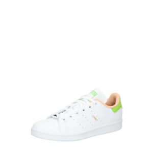 ADIDAS ORIGINALS Sneaker low 'Stan Smith' alb / portocaliu caisă / verde deschis imagine