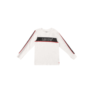 LEVI'S Tricou alb / negru / bleumarin / roșu imagine