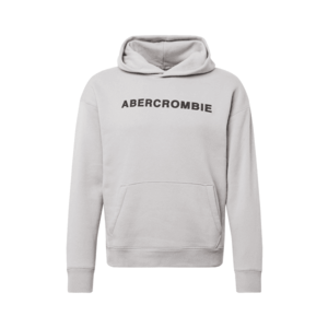 Abercrombie & Fitch Bluză de molton gri deschis / negru imagine
