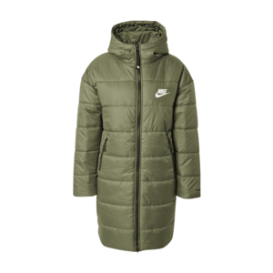 Nike Sportswear Parka de iarnă oliv / alb imagine