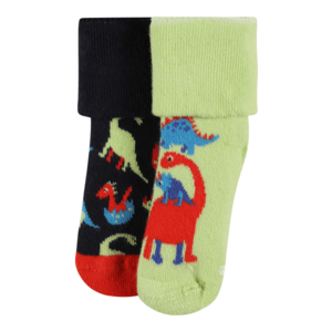 Happy Socks Șosete 'Dinos' albastru noapte / verde deschis / roșu / albastru deschis imagine