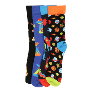 Happy Socks Șosete 'Space' bleumarin / albastru / negru / mai multe culori imagine