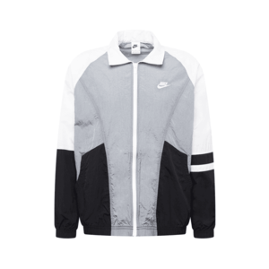 Nike Sportswear Geacă de primăvară-toamnă gri / negru / alb imagine