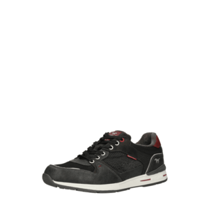 MUSTANG Sneaker low gri grafit / gri metalic / roșu imagine