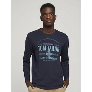 TOM TAILOR Tricou albastru închis / albastru deschis imagine