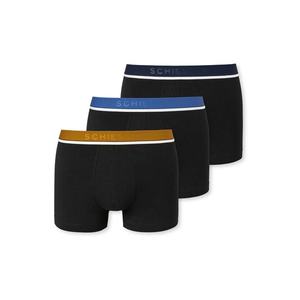 SCHIESSER Boxeri negru / galben închis / albastru regal / bleumarin imagine