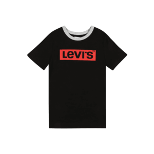LEVI'S Tricou gri deschis / negru / roși aprins imagine