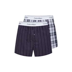 Calvin Klein Underwear Boxeri gri fumuriu / negru / alb imagine