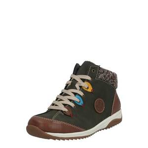 RIEKER Pantofi cu șireturi kaki / maro / mai multe culori imagine