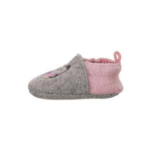 STERNTALER Papuci de casă gri / roz / negru imagine