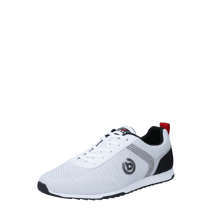 bugatti Sneaker low 'Riptide' alb / negru / roșu imagine