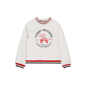 TOMMY HILFIGER Sweatshirt 'Skate Team' alb / roșu / negru imagine