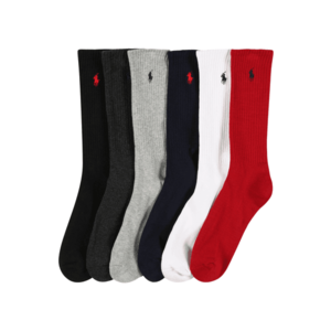 Polo Ralph Lauren Șosete negru / roșu / albastru / alb / gri imagine