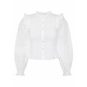 PIECES Bluză 'Vinni' alb imagine