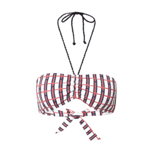Tommy Hilfiger Underwear Sutien costum de baie alb / bleumarin / roșu imagine