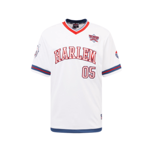 FUBU Sportshirt 'Harlem' alb / bleumarin / roșu imagine