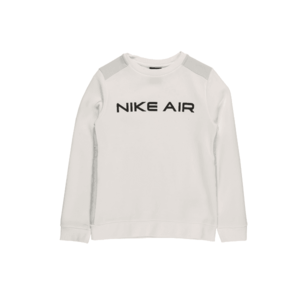 Nike Sportswear Bluză de molton gri deschis / negru / alb murdar imagine