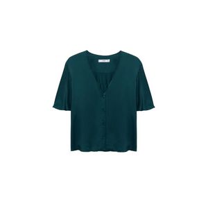 MANGO Bluză 'Cecil' verde închis imagine