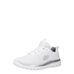 SKECHERS Sneaker low argintiu / alb imagine