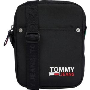 Tommy Jeans Geantă de umăr 'Campus' negru / alb / roșu / bleumarin imagine