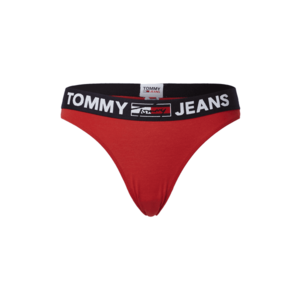 Tommy Hilfiger Underwear Tanga albastru închis / roșu carmin / alb imagine