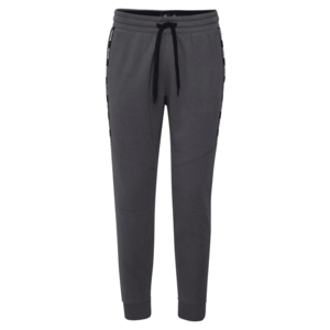 HOLLISTER Pantaloni negru / gri metalic / alb imagine