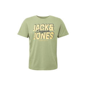 JACK & JONES Tricou 'BOOSTER' verde măr / galben pastel / albastru noapte imagine