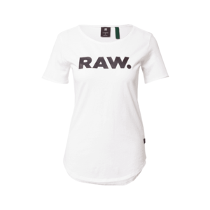 G-Star RAW Tricou alb / negru imagine