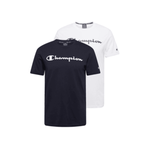 Champion Authentic Athletic Apparel Tricou alb / albastru imagine