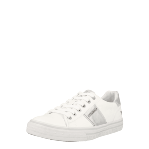 MUSTANG Sneaker low alb / argintiu / gri imagine