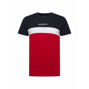 HOLLISTER Tricou negru / roșu / alb imagine