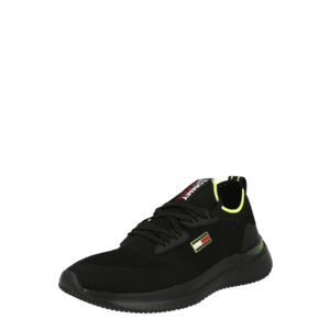 Tommy Jeans Sneaker low negru / galben neon / alb / roșu imagine