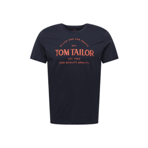 TOM TAILOR Tricou bleumarin / roșu imagine