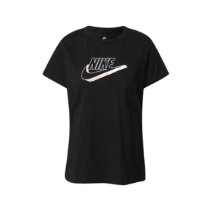 Nike Sportswear Tricou negru / alb / galben deschis / roșu deschis imagine