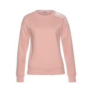 BENCH Bluză de molton alb / roz imagine