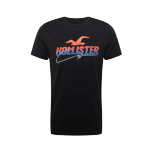 HOLLISTER Tricou negru / albastru / roșu / portocaliu / alb imagine