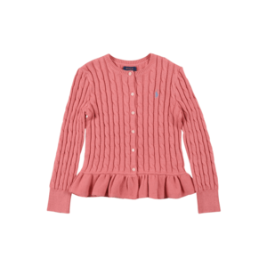 Polo Ralph Lauren Geacă tricotată roz / albastru deschis imagine